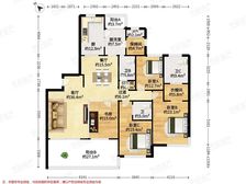 三房朝南,客厅朝南,中式风格,带地暖,带中央空调