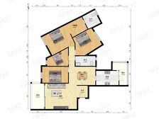 小楼王,看一期绿化,性价比高的一套房子