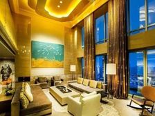 陆家嘴592平顶楼复式精装:从未住过:2010年中粮海景壹号