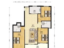 南北通透中房樱桃苑3室2厅精装修