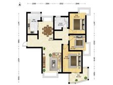 金沙雅苑三期 .滨湖世家 电梯高区3房2厅 单价5.9万
