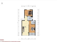 南北通大两房,采光超赞,年轻人售选!满五年,中环百联!