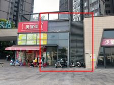 大岭山2400户社区大门口临街铺 带租出售