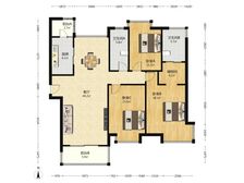 上海滩花园外滩金融城核心位置高档住宅带车位 2梯3户板式房