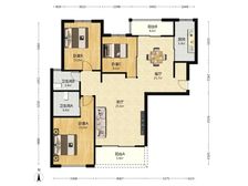 海琪园外滩中区3房 外滩弟一个豪宅小区 带产权车位 地铁9号