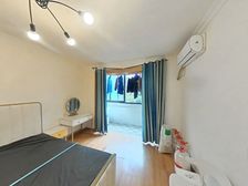 有东外滩正3房,双南双阳台。全明,窗下小花小花园。一梯两户