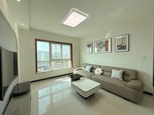 怡水园二期南北通透三居 豪华装修顶楼视野佳