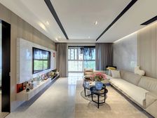 绿洲康城金邸次顶层,采光观景好,双卧客厅朝南,南向面