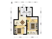 新普陀+梅陇新上双南两房,黄金楼层采光好,小区中心位置