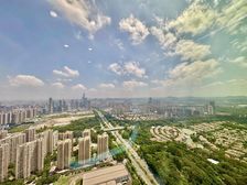 UCC寰宇汇金中心次顶层豪装276平出租,适合接待。