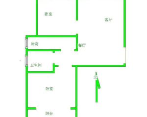 万博竞秀旁精装三居电梯房 拎包入住 总价低压力小 配套完善