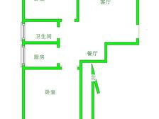 复兴苑 2楼 两室 全明户型 保师