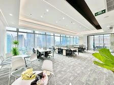金融城双地铁丨品质甲写!精装3隔间24工位丨双面采光视野开阔