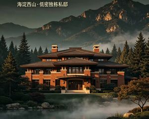 海淀豪妆别墅第一梯队!西山美庐半山别墅,室内面积1600㎡!